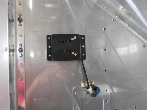 Fuselage side of bracket, without assembly.