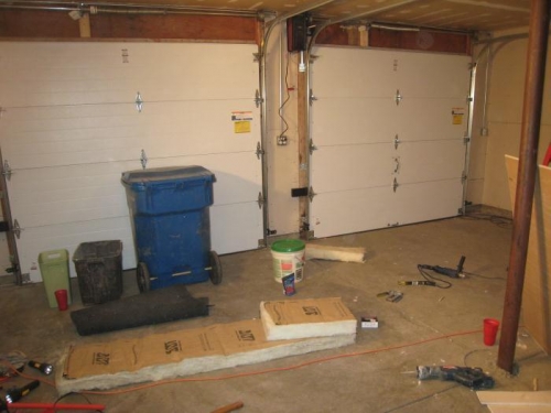 New insulated garage doors!