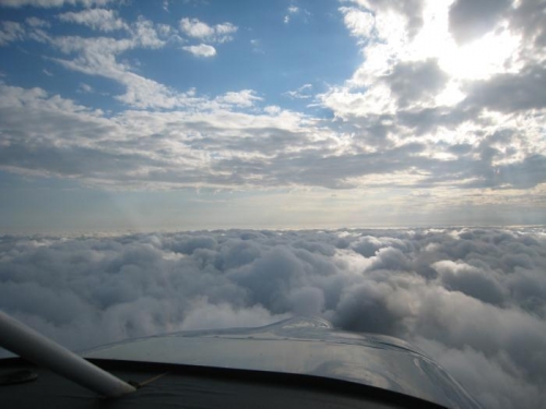 VFR on top. Beautiful!