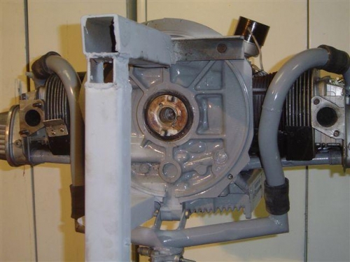 Homemade engine stand