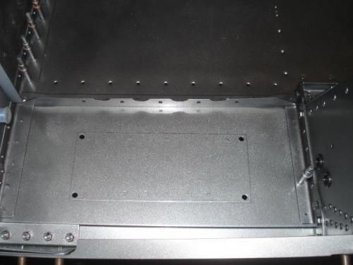 Doubler installed and painted