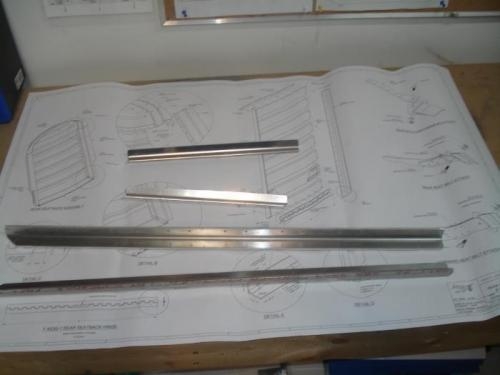 Parts cut and deburred