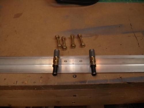 4 foot aluminum angle mirror drilled