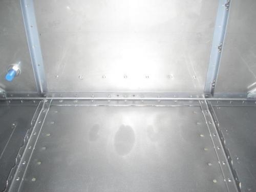 Floor and firewall rivets for teh cooling ramp complete