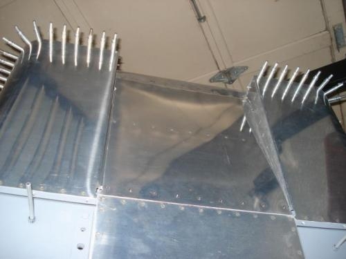 Bottom of cooling ramp