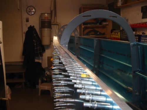 View towards the tail section