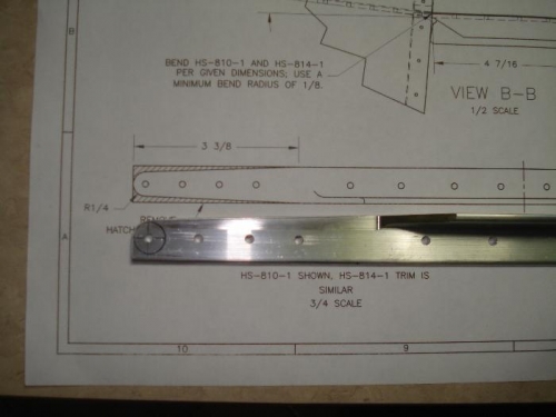Cut my first aircraf tpiece with the band saw.