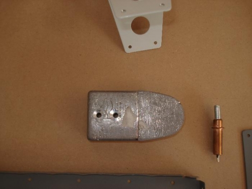 Counterweight drilled to #12