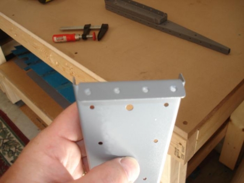 Countersunk for the flush rivets