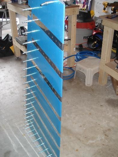 Bend done, skeleton clecoed in place