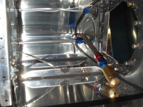 Flop tube and return line