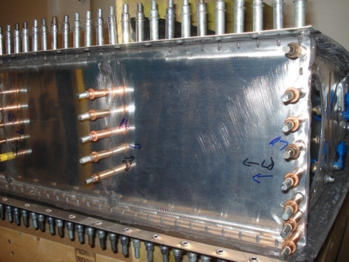 The joint was then fayed with a popsicle stick