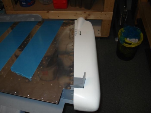 Bottom rudder cap fitted