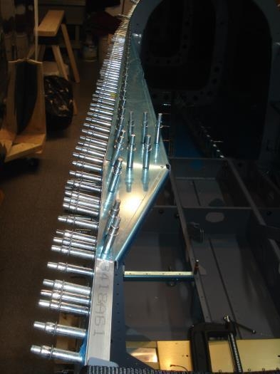 Right side.  You can see where the skins overlap, which will need to be scarfed.