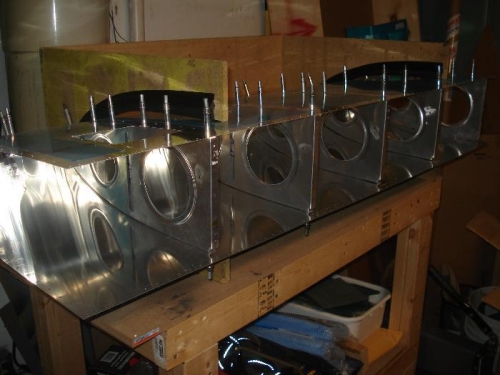 LEft leading edge back in the cradle