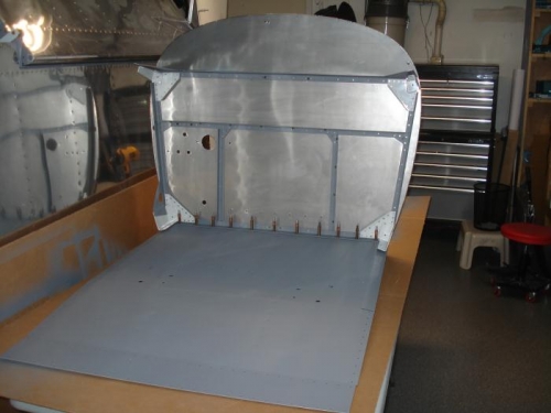 All called out rivets and nutplates installed.