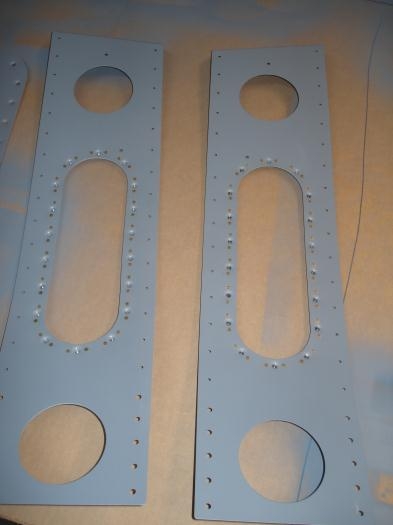 Nutplates installed in the F-802C's