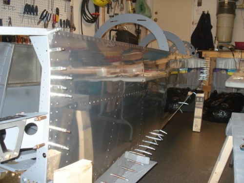 Mid skins and aft skins getting started