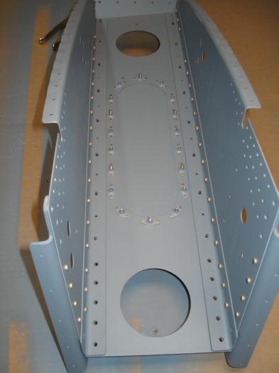 Interior shot of teh rivets