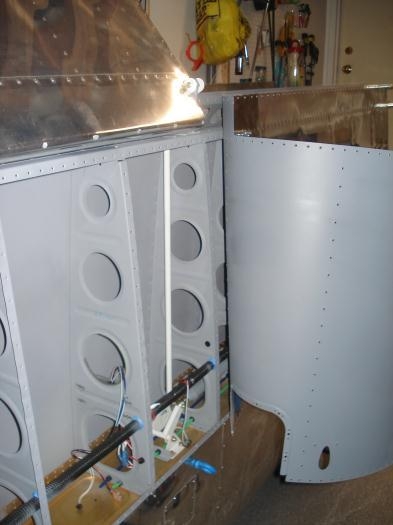 Outboard skin started