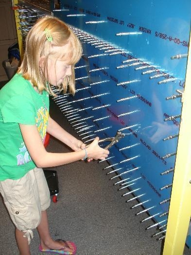 Christina giving it a go