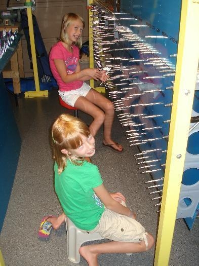 The little ladies helping out!