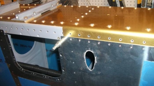 Countersinking version #2.  Skins not dimpled yet.