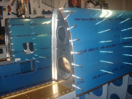 Right leading edge final reamed to #40