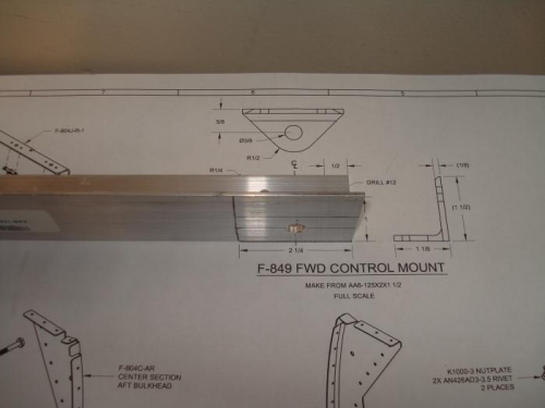 Making the F-849 forward control mount