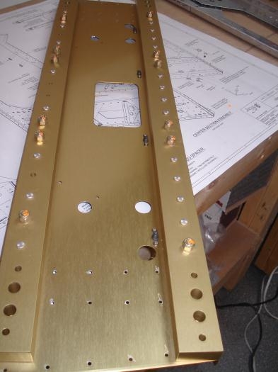 Bolts torqued and nutplates in place.