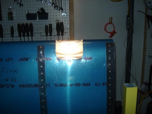 Lights on in the garage