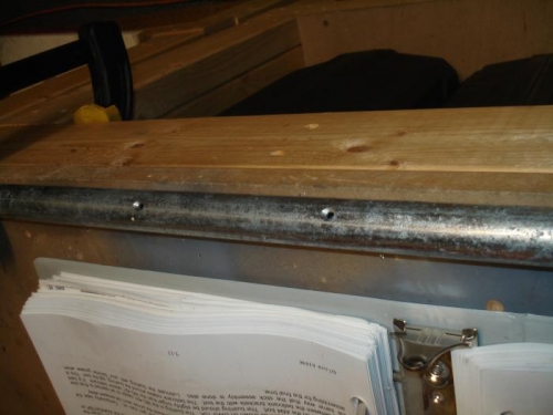 Counterbalance countersunk