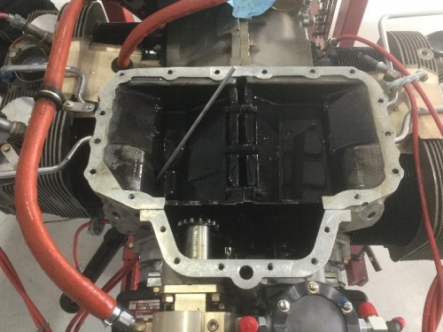 Sump removed and cleaned up.