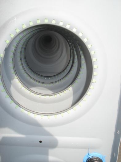 Grommet edging in place