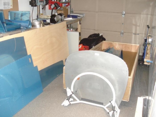 I'll spend some time and dress up that firewall before I start riveting pieces to it.