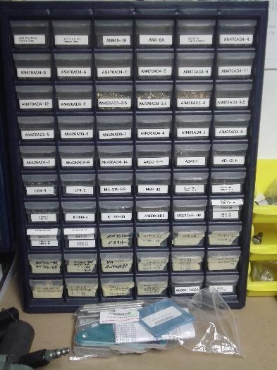 All the hardware has a home