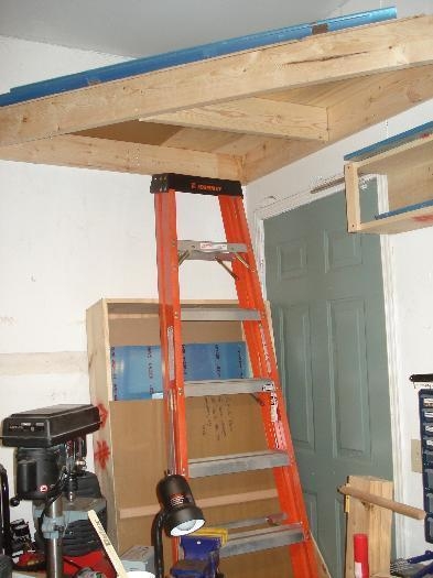 New storage closet for the skins and new storage above