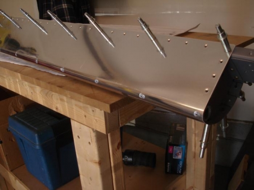 Counterbalance riveted.