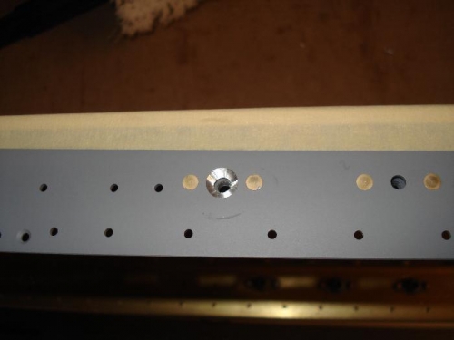 Countersinking completed