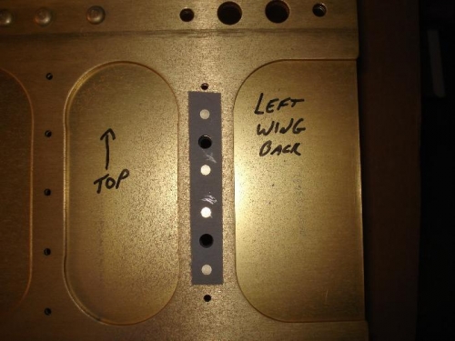 Rear of the K1000-4 nutplates