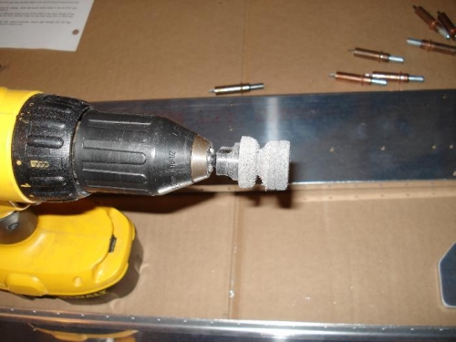 Wheel took a beating.