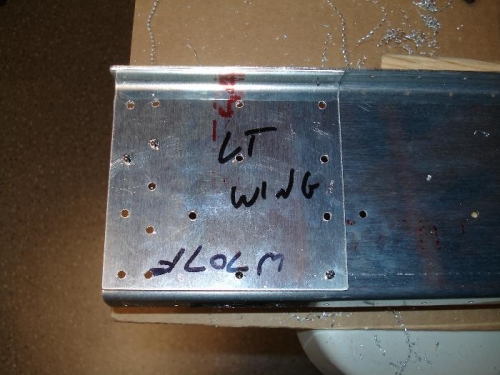 The W-707F double is matched drilled to the rear spar