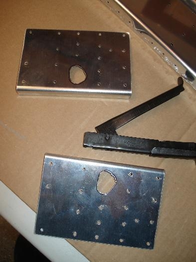 The nibbler does a great job removing metal.