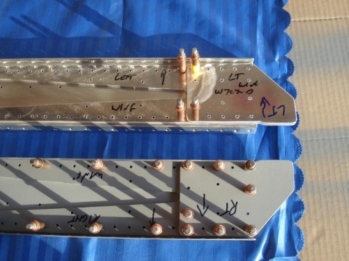 Before and after deburring and priming.