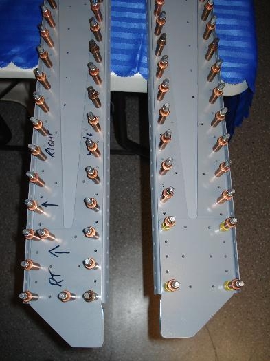 Components primed and clecoed