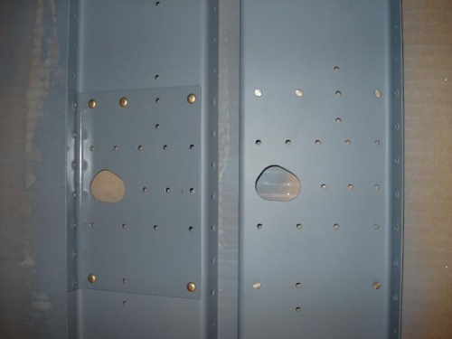 W-707E riveted in place