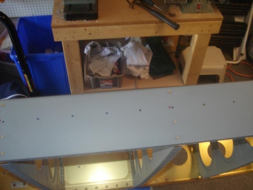 Marked the F-721 rivet hole so I didn't rivet them.