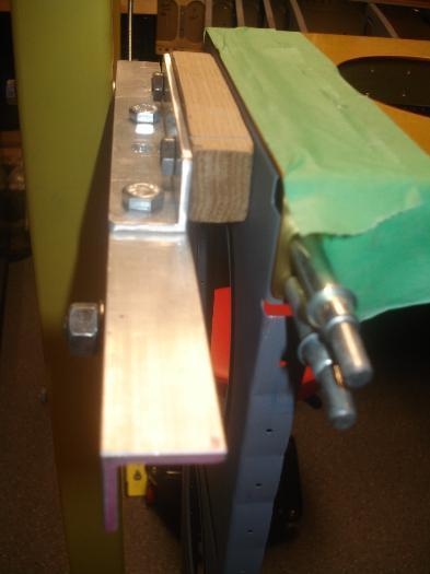 1/2 inch oak as a spacer so that I can get the wing skins on.