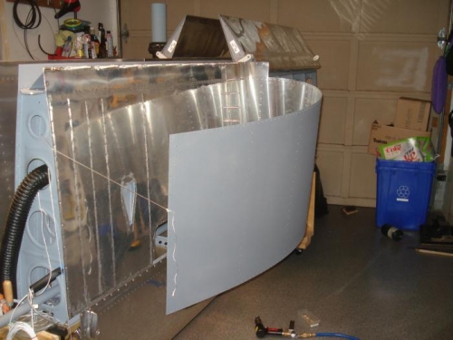 String holding back the skin.