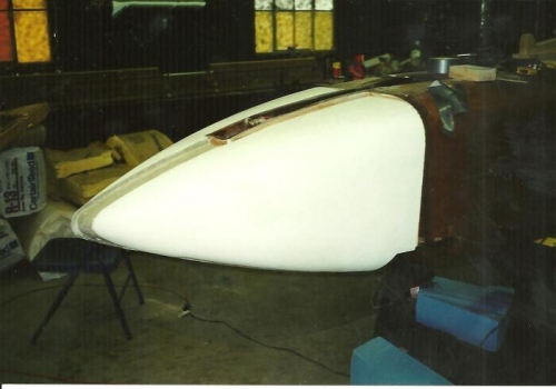 Nose fitted to fuselage